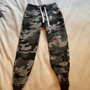 Camo justice sweatpants